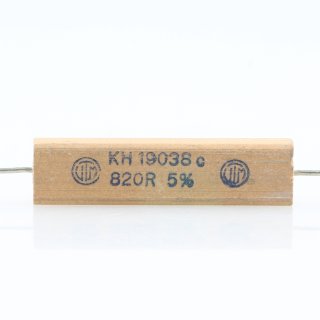 820 Ohm 5% 9W axial Zementwiderstand