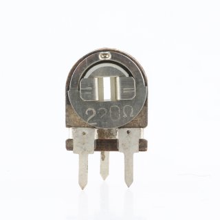 220 Ohm Trimmer Potentiometer stehend 12x9x3mm