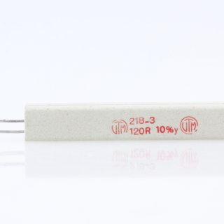 120 Ohm 10% 17W radial Zementwiderstand