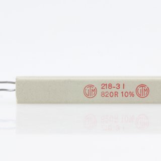 820 Ohm 17W 10% radial Zementwiderstand