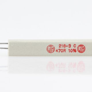 470 Ohm 17W 10% radial Zementwiderstand