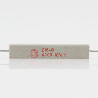 470 Ohm 11W 10% axial Zementwiderstand