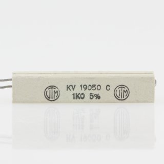 1k Ohm 11W 5% radial Zementwiderstand