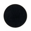 Lampenfu&szlig; Filz 130mm Durchmesser selbstklebend schwarz