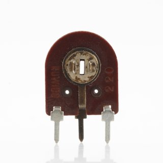 220 Ohm Trimmer Potentiometer stehend 18x15x6mm