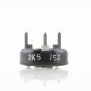 2.5k Ohm Trimmer Potentiometer liegend 16x15x11mm