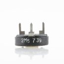 2.5M Ohm Trimmer Potentiometer liegend 16x15x8mm