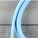 Textilkabel Anschlussleitung Zuleitung 1-5m himmelblau mit Euro-Flachstecker