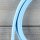 Textilkabel Anschlussleitung Zuleitung 1-5m himmelblau mit Euro-Flachstecker