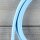 Textilkabel Himmelblau 2-adrig mit Euro-Flachstecker Anschlussleitung Zuleitung 1-5 Meter