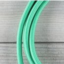 Textilkabel Anschlussleitung Zuleitung 1-5m grün mit Euro-Flachstecker