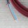Textilkabel Bordeaux Rot 2-adrig mit Euro-Flachstecker Anschlussleitung Zuleitung 1-5 Meter