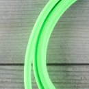 Textilkabel Anschlussleitung Zuleitung 1-5m neon-grün mit Euro-Flachstecker