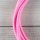 Textilkabel Anschlussleitung Zuleitung 1-5m pink mit Euro-Flachstecker