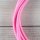 Textilkabel Pink 2-adrig mit Euro-Flachstecker Anschlussleitung Zuleitung 1-5 Meter