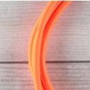 Textilkabel Anschlussleitung Zuleitung 1-5m neon-orange mit Euro-Flachstecker