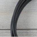 Textilkabel Schwarz 2-adrig mit Euro-Flachstecker Anschlussleitung Zuleitung 1-5 Meter