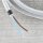 Textilkabel Silber 2-adrig mit Euro-Flachstecker Anschlussleitung Zuleitung 1-5 Meter