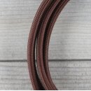 Textilkabel Braun 2-adrig mit Euro-Flachstecker Anschlussleitung Zuleitung 1-5 Meter