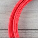 Textilkabel Rot 2-adrig mit Euro-Flachstecker Anschlussleitung Zuleitung 1-5 Meter