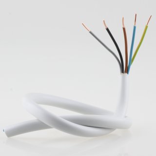 5x1.5mm² NYM-J PVC-Mantelleitung Stromkabel Elektrokabel
