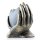 Deko Design Skulptur Figur "Herz in Händen" 15cm Bronze grau