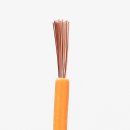 PVC-Aderleitung Elektro-Kabel Stromkabel 1x0,75 mm² H05V-K orange (NYA-F) flexibel