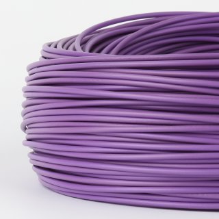 PVC Aderleitung Elektro-Kabel Stromkabel 1x0,75 mm² H05V-K violett (NYA-F)  flexibel