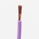 PVC Aderleitung Elektro-Kabel Stromkabel 1x0,75 mm² H05V-K violett (NYA-F)  flexibel