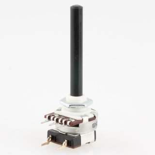 Dreh-Potentiometer stereo 0,2W 22k log mit 6/40mm Achse