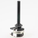 Dreh-Potentiometer stereo 0,2W 220k lin mit 6/40mm Achse