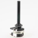 Dreh-Potentiometer stereo 0,2W 220k lin mit 6/40mm Achse