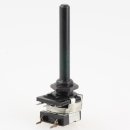 Dreh-Potentiometer stereo mit Schalter 0,2W 4.7M lin mit 6/40mm Achse