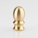 M10x1 Abschlussknopf Zierknopf 15x30mm Messing für Lampen und Leuchtenbau