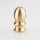 M10x1 Abschlussknopf Zierknopf 15x30mm Messing für Lampen und Leuchtenbau