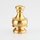 Lampen Abschlussknopf Zierknopf M10x1 mm Innengewinde 20x34 mm Messing roh