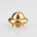 M10x1 Abschlussknopf Zierknopf 25x18mm Messing für Lampen und Leuchtenbau