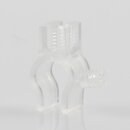 Kabelclip Kabelhalter Seilhalter-Clip für Stahlseile Lampen-Kabel 7.0-8.5mm + Drahtseil 1.0-2.0mm Kunststoff transparent