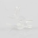 Kabelclip Kabelhalter Seilhalter-Clip für Stahlseile Lampen-Kabel 7.0-8.5mm + Drahtseil 1.0-2.0mm Kunststoff transparent