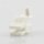 Kabelclip Kabelhalter Seilhalter-Clip für Stahlseile Lampen-Kabel 7.0-8.5mm + Drahtseil 1.0-2.0mm Kunststoff weiß