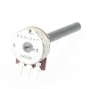 Dreh-Potentiometer mono 2M2B linear mit 52/6mm Achse