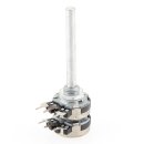 Dreh-Potentiometer stereo 50k Ohm lin mit 35/3mm Achse