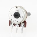 Dreh-Potentiometer mono 220KB mit 26/4mm Achse