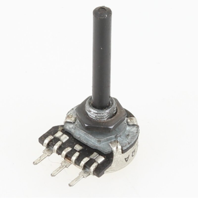 Drepoti Potentiometer 6 Mm Mono Linear – 220 Ohm, Drehpotentiometer Mit Kunststoffachse, M10 Befestigung