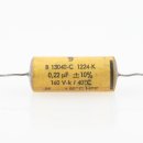 0.22uF 160V 10% Folien-Kondensator B13040-C axial