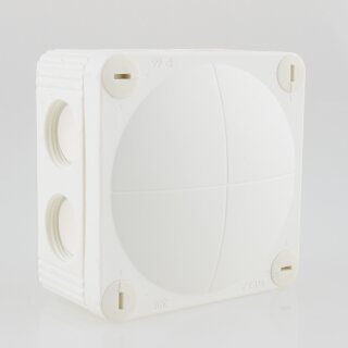 Abzweigdose Verteilerdose 74x74x30mm für Kabel 3-12mm Combi 308 weiß Wiska
