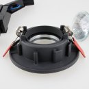 GU10 50W Einbaustrahler 95x30mm schwarz matt von Lumiance