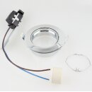GU10/230V/50W Einbauleuchte Einbaustrahler 70mm Chrom...