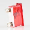Rafi Einbau Glimmlampe 35x22x10mm rot 220/380V mit Flachstecker