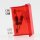 Rafi Einbau Glimmlampe 35x22x10mm rot 220/380V mit Flachstecker